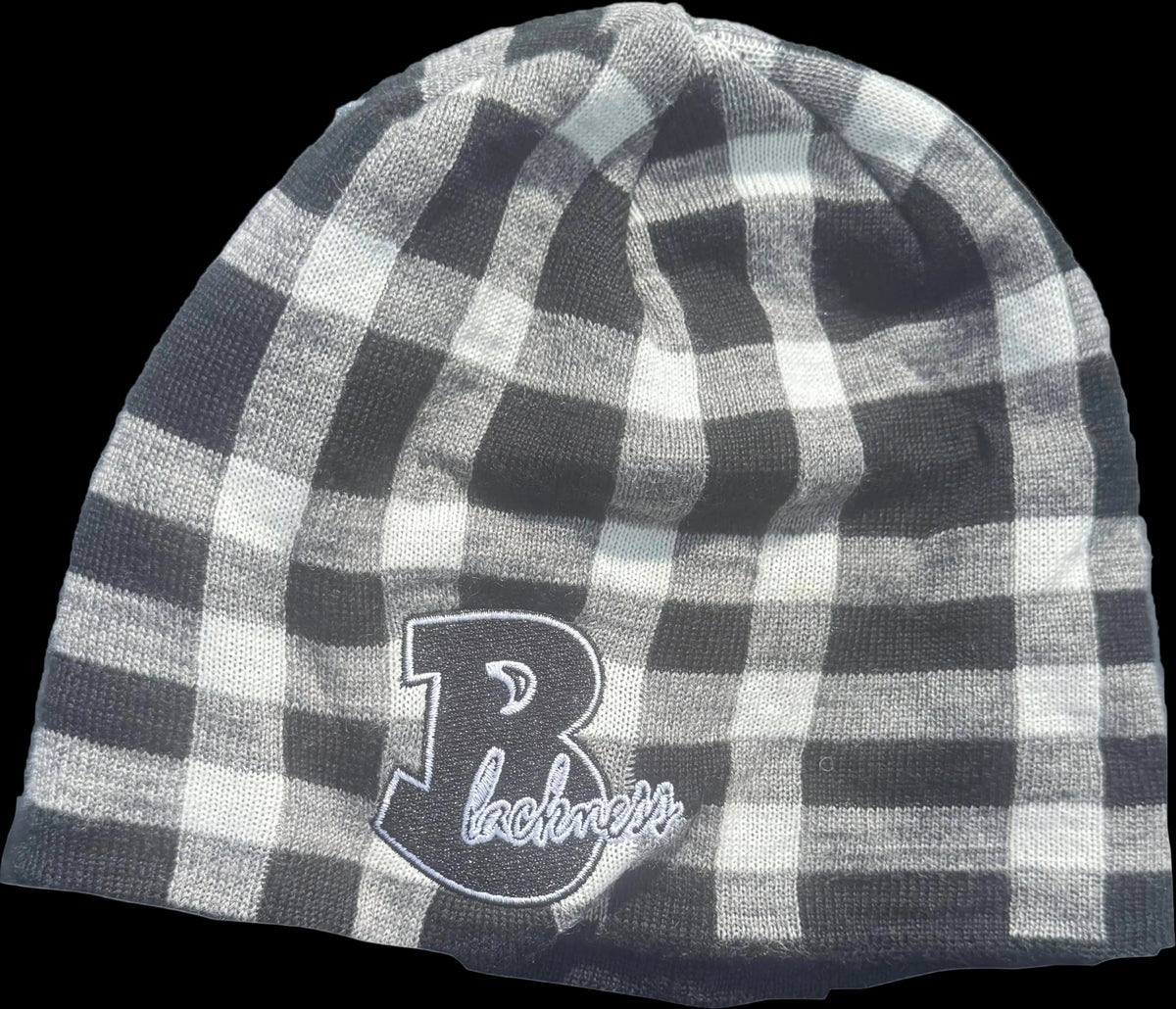 Plaid beanie